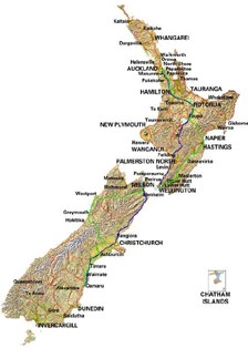 [New Zealand map]
