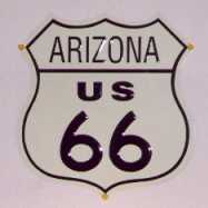 [Old US 66 shield replica]