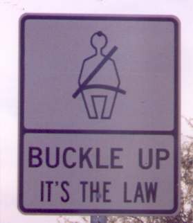 [Buckle up, it's the law]