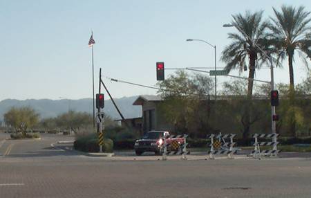 [Fire station parked in street]