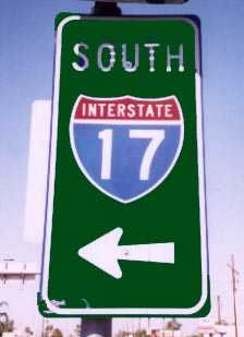 [South I-17 green]