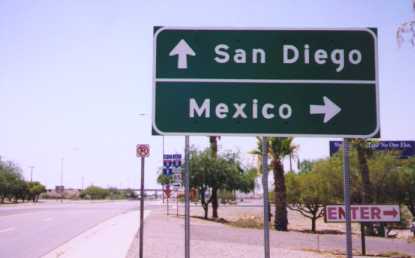 [San  Diego straight, Mexico right]