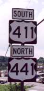 [South US 411/North US 441]